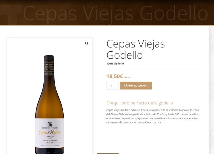 La bodega berciana Dominio de Tares presenta su nuevo Cepas Viejas blanco, con una godello